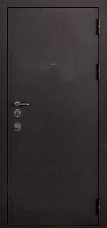 Фотография «Дверь железная крепкая с порошковым покрытием черная №58»