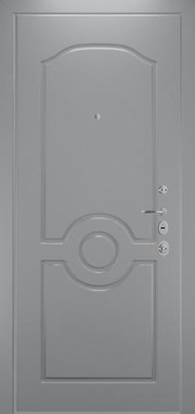 Фотография «Дизайнерская стальная дверь МДФ №12»