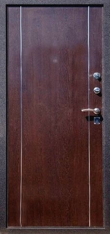 Фотография «Дверь наружная металлическая с порошковым напылением серая №82»