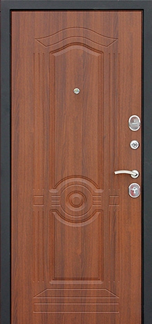Фотография «Дверь звукоизолирующая железная с порошковым покрытием коричневая №8»