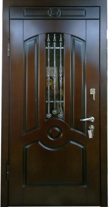 Фотография «Дверь с шумоизоляцией стальная с отделкой массивом дуба №30»