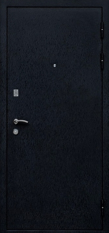 Фотография «Дверь железная с порошковым покрытием черная №49»