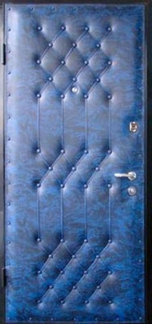 Фотография «Дверь железная временная с искусственной кожей №11»