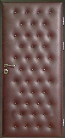 Фотография «Дверь временная металлическая с винилискожей №6»