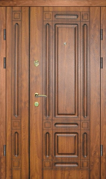 Фотография «Непромерзающая парадная железная дверь коричневая №78»