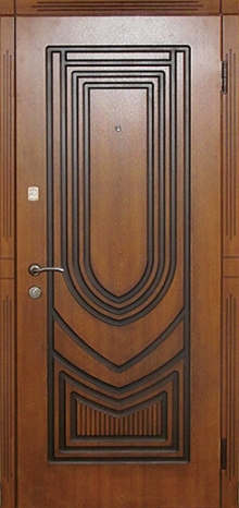 Фотография «Дверь стальная уличная МДФ шпон №7»