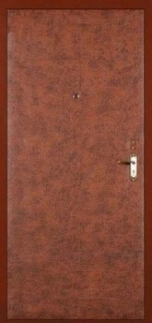 Фотография «Входная стальная дверь в квартиру с покрытием нитроэмалью серая №7»