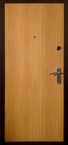 Фотография «Металлическая входная дверь в квартиру с отделкой МДФ шпон №3»