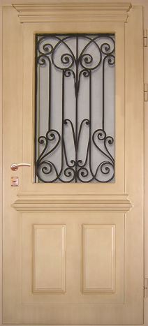 Фотография «Дверь металлическая с отделкой массивом дуба №70»