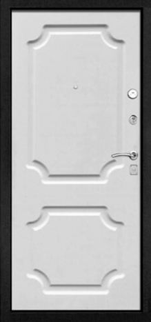 Фотография «Дверь железная с порошковым покрытием черная №49»