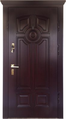 Фотография «Наружная железная дверь массив дуба №59»