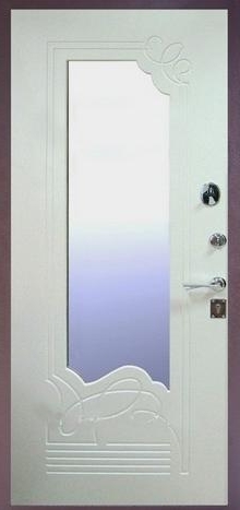 Фотография «Стальная дверь для коттеджа c зеркалом №4»