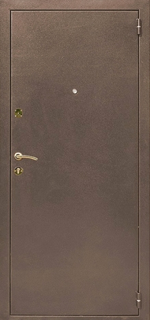 Фотография «Дверь с порошковым напылением металлическая коричневая №48»