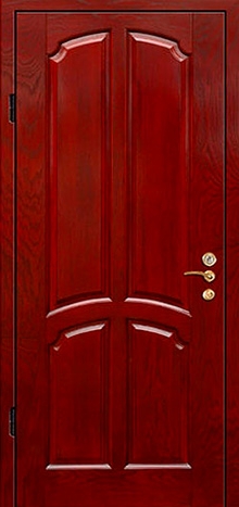 Фотография «Дверь стальная для коттеджа МДФ филенчатый №3»