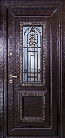 Фотография «Дверь железная металлобагет дизайнерская №16»