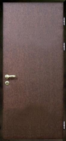 Фотография «Дверь временная железная с покрытием нитроэмалью №7»