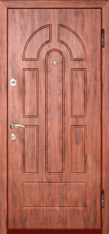 Фотография «Металлическая дверь с отделкой МДФ №89»
