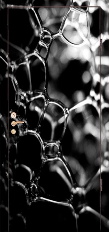 Фотография «Дверь стальная с фотопечатью черная №6»