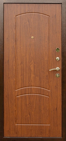 Фотография «Дверь с порошковым напылением металлическая коричневая №48»