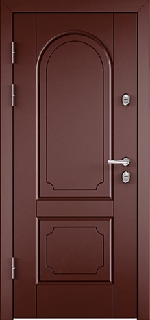 Фотография «Стальная крепкая дверь МДФ ПВХ венге №80»