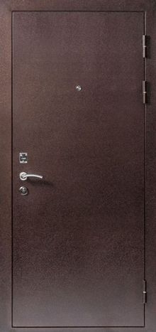 Фотография «Дверь офисная металлическая с порошковым напылением медный антик №113»