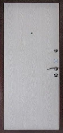 Фотография «Дверь офисная железная с порошковым покрытием коричневая  №112»