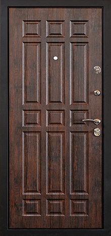 Фотография «Стальная дверь МДФ венге №13»