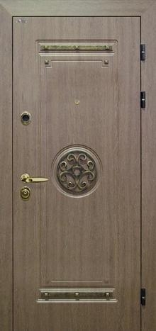 Фотография «Дверь для коттеджа стальная с зеркалом №5»